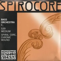 Spirocore 3/4 Upright Double Bass E String - Medium Gauge - Chromesteel Wound Flexible Spiral Steel