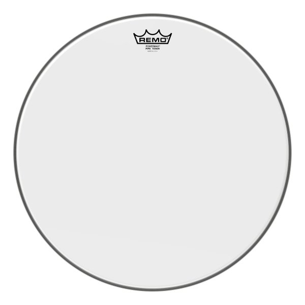 Powermax® Ultra White Pipe Band Drumhead, 18"