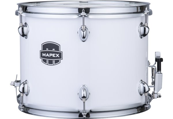 14" X 12" Contender Series Snare Drum With All Poplar Shell & 1.6mm Steel Hoops, Gloss White