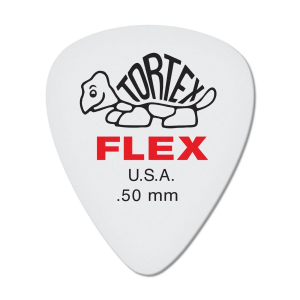 Red 0.50mm Tortex® Flex Standard Guitar Pick (72/pack)