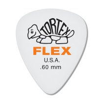 Orange 0.60mm Tortex® Flex Standard Guitar Pick (72/pack)
 