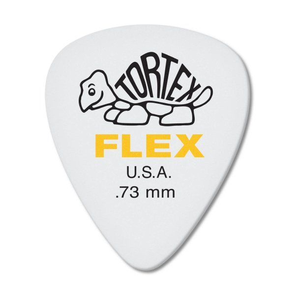 Yellow 0.73mm Tortex® Flex Standard Guitar Pick (72/pack)