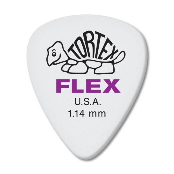 Purple 1.14mm Tortex® Flex Standard Guitar Pick (72/pack)