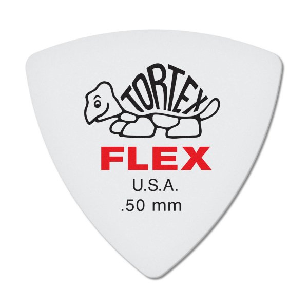 Red 0.50mm Tortex® Flex Triangle Guitar Pick (72/pack)