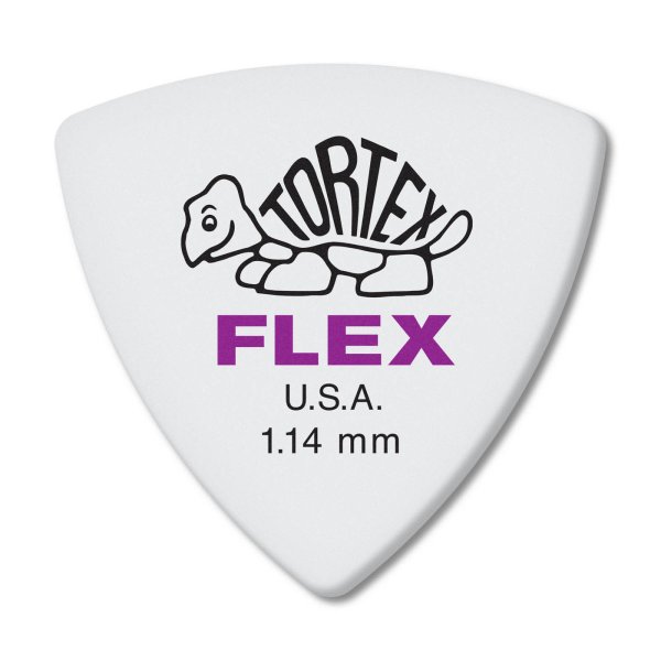 Purple 1.14mm Tortex® Flex Triangle Guitar Pick (72/pack)