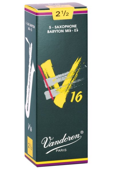 Baritone Sax V16 Strength 2.5, Box of 5 Reeds