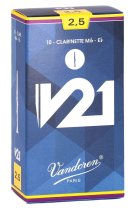 Strength 2.5 V21 Eb Clarinet Reeds, Set of 10 Pieces