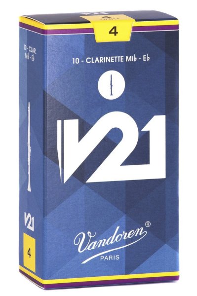 Strength 4 V21 Eb Clarinet Reeds, Set of 10 Pieces