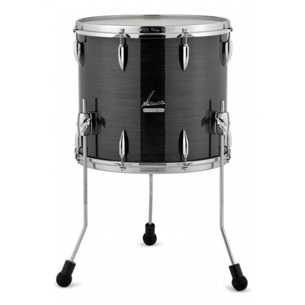 Vintage Series 14" x 12" Floor Tom, Vintage Black Slate Finish