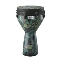 Mondo™ Djembe Drum - Green Kinte, 14″