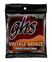 Vintage Bronze Acoustic Guitar Strings, 6 Set - Bluegrass Gauging (012-056)