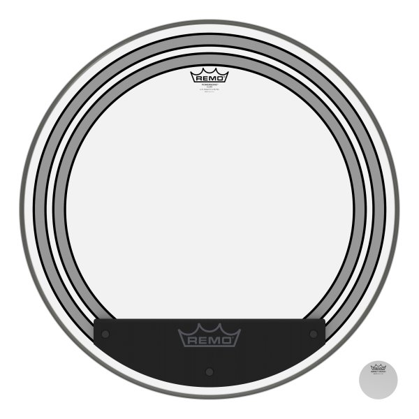 24" Powersonic Clear Bass Drumhead