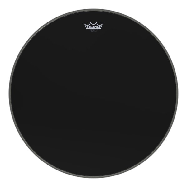 ES-1023-00 Ambassador® Ebony® Drumhead, 23"