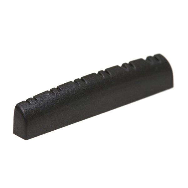 Black Tusq Xl Slotted 12 String Nut