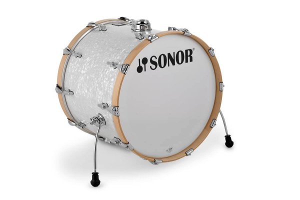 AQ2 Series 22" x 17.5" Bass Drum, White Pearl