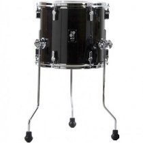 AQ2 Series 14″ x 13″ Floor Tom, Transparent Stain Black