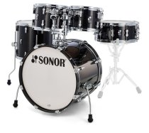 AQ2 Studio Set 5-Piece Shell Pack, Transparent Satin Black