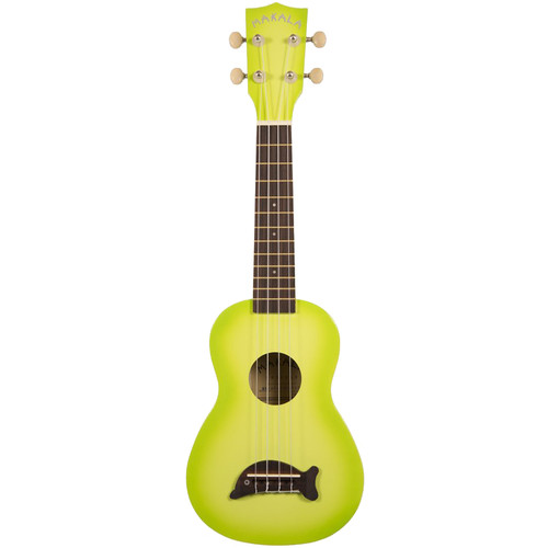 Ma Dolphin Soprano Ukulele (Green Apple Burst)