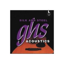 Silk And Steel, Silver-Plated Copper Acoustic Guitar Strings, Light (.010-.042)