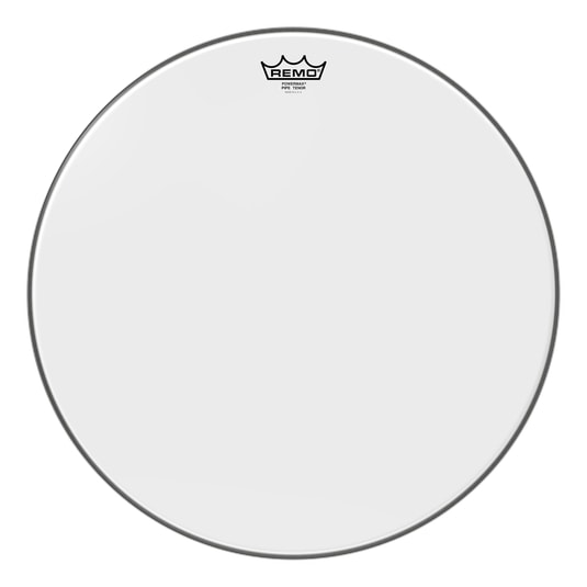 Powermax Ultra White Pipe Bassdrum Head 22''