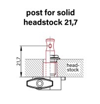 M6 Tuning Machine Heads 135 6 Left, Nickel