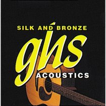 Silk and Bronze Copper-Tin-Phosphor Alloy Acoustic Guitar Strings - Regular 11-49