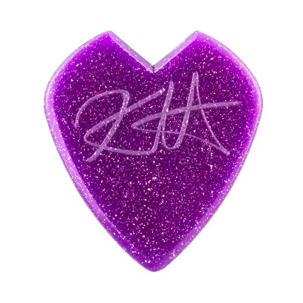 Kirk Hammett Signature Jazz III 1.38mm Guitar Pick - 6 Pack, Purple Sparkle