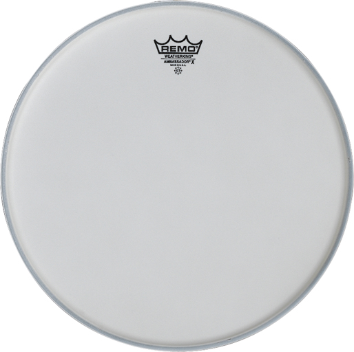 Ambassador X Coated Drum head 6''