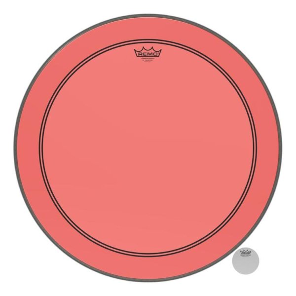 Powerstroke 3 Colortone Bass Drum Head 24" - Red