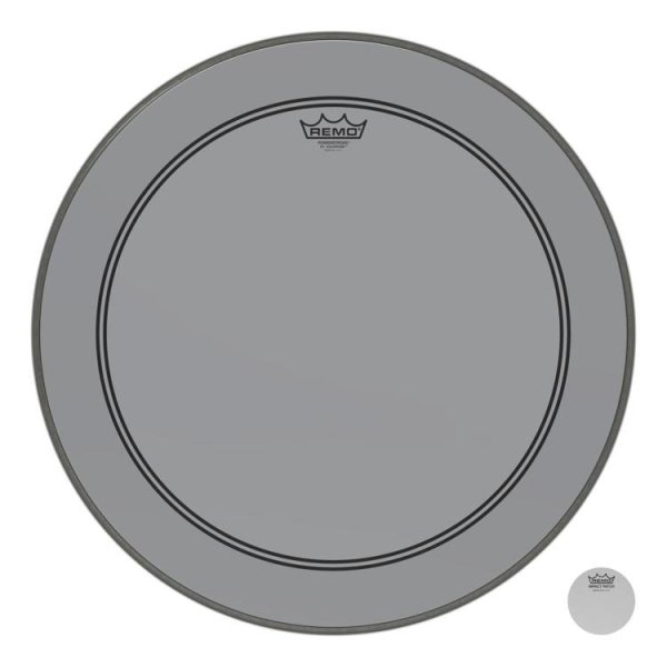 Powerstroke 3 Colortone Bass Drum Head 22" - Smoke