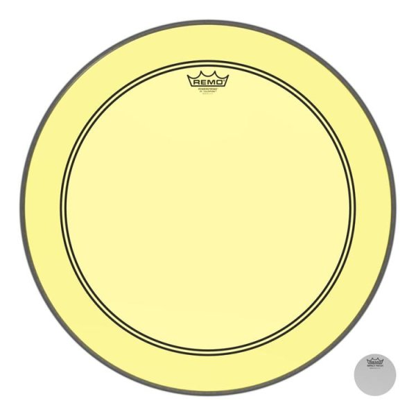 Powerstroke 3 Colortone Bass Drum Head 22" - Yellow