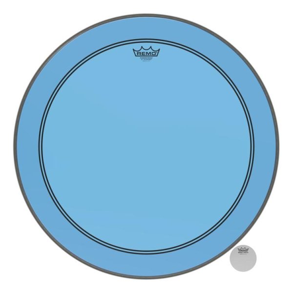 Powerstroke 3 Colortone Bass Drum Head 24" - Blue