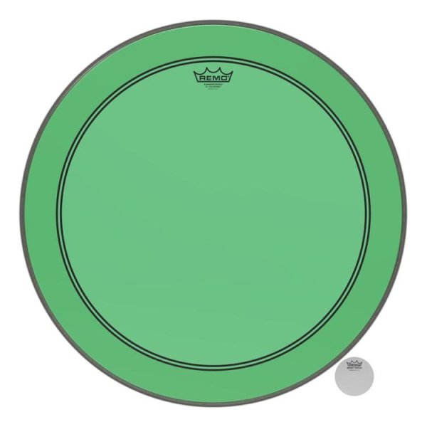 Powerstroke 3 Colortone Bass Drum Head 24" - Green