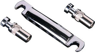 Stud Guitar Tailpiece Chrome