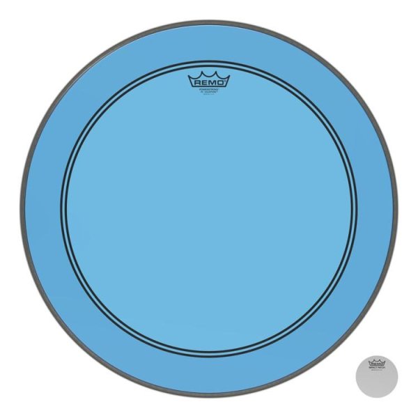 Powerstroke 3 Colortone Bass Drum Head 22" - Blue