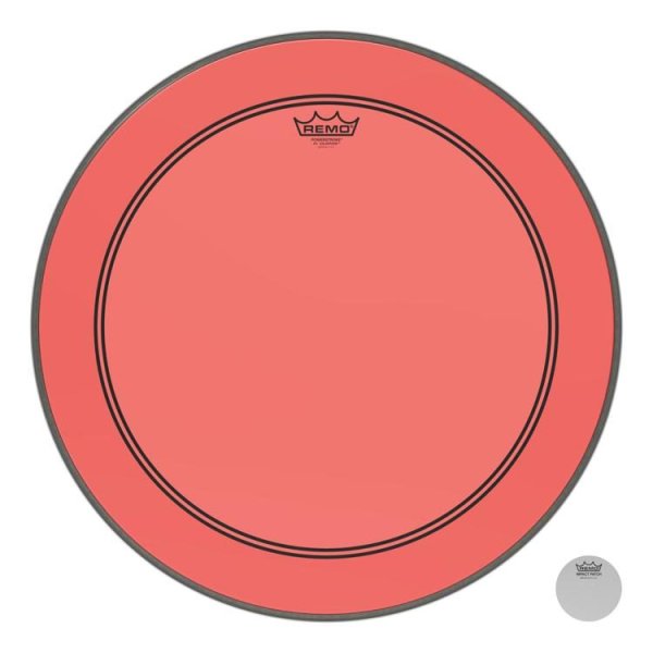 Powerstroke 3 Colortone Bass Drum Head 22" - Red