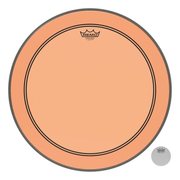 Powerstroke 3 Colortone Bass Drum Head 20" - Orange