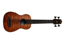 U-Bass - Exotic Mahogany, Left Handed Fretted Ukulele