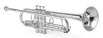 Professional Roger Ingram Bb Trumpet in Silver Plate