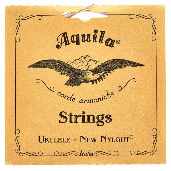 New Nylgut Baritone 8 String Ukulele Strings Set - DdGgbbee - 2 Red Series