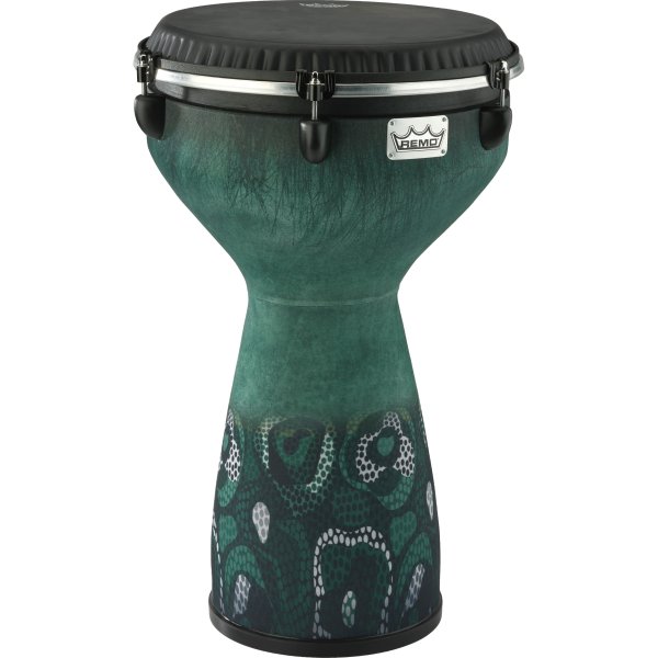 13" Flareout Djembe In Everglade Green