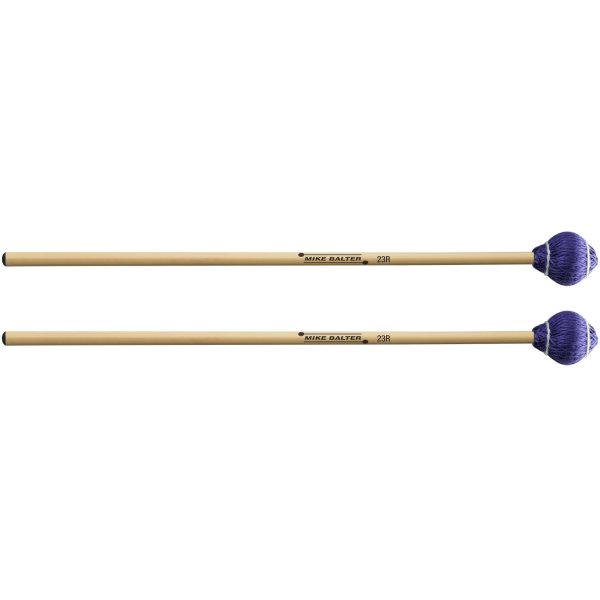 Pro Vibe Series Blue Medium Vibraphone Mallets w/ Rattan Handles