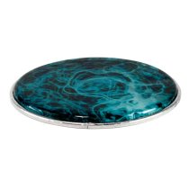  Dx-Series Skyndeep® Clear Tone Doumbek Drumhead - Turquoise Mist Graphic, 9