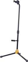 AUTO GRIP SYSTEM (AGS) SINGLE GUITAR STAND W/BACKREST