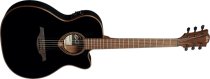 Auditorium Slim Cutaway Electro Guitar. Black