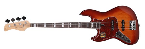 Marcus Miller V7 Left-Handed 4-String (Alder) 2nd Generation, Tobacco Sunburst.