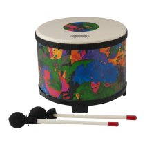 Kids Percussion® Floor Tom Drum Comfort Sound Technology® - Rain Forest, 10″