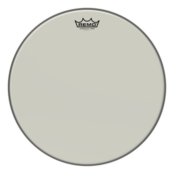 Gleneagles Hazy White Pipe Band Tenor Drumhead, 16"