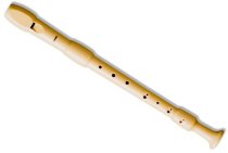 Plastic Three-Piece Alto Recorder, Key of F