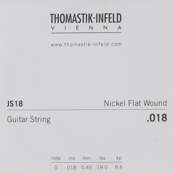 Nickel Flat Wound Jazz Swing Guitar String .018